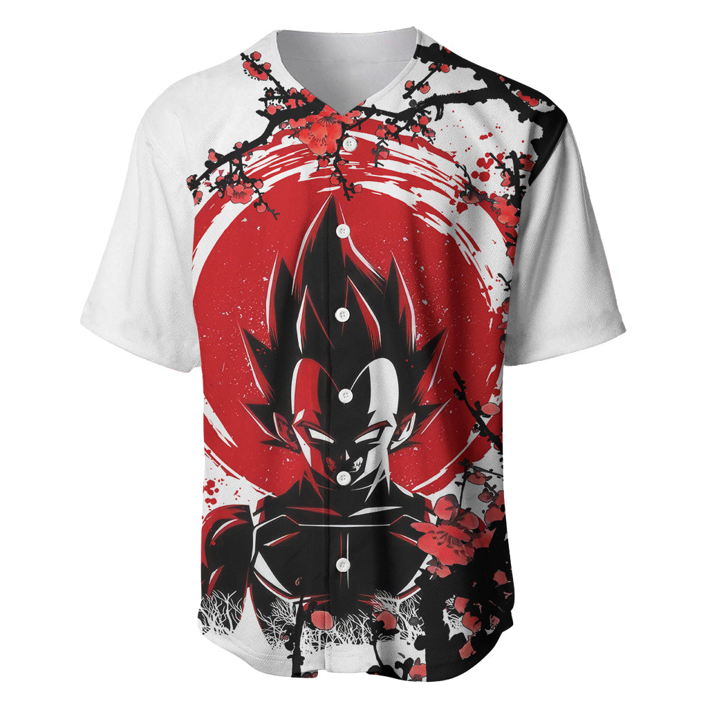 Vegeta Anime Japan Style Baseball Jersey