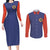 King Piccolo Couples Matching Long Sleeve Bodycon Dress and Long Sleeve Button Shirt