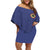 King Piccolo Off Shoulder Short Dress