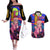 Power Chansaw Man Couples Matching Off The Shoulder Long Sleeve Dress and Hawaiian Shirt