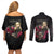 Ryuk - Death Note Couples Matching Off Shoulder Short Dress and Long Sleeve Button Shirt