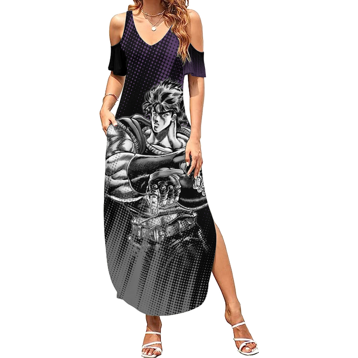 Jonathan Joestar JJBAs Summer Maxi Dress JoJo's Bizarre Adventure