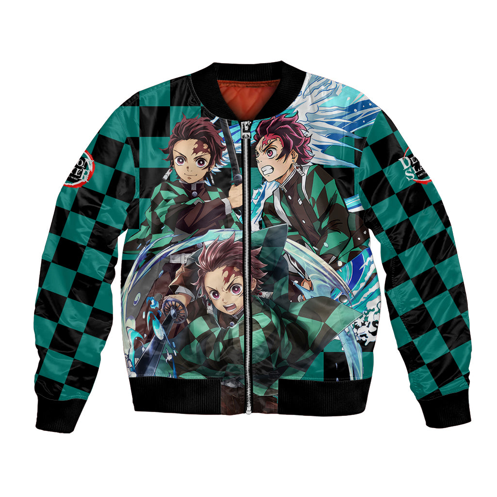 Kamado Tanjro Bomber Jacket Demon Slayer