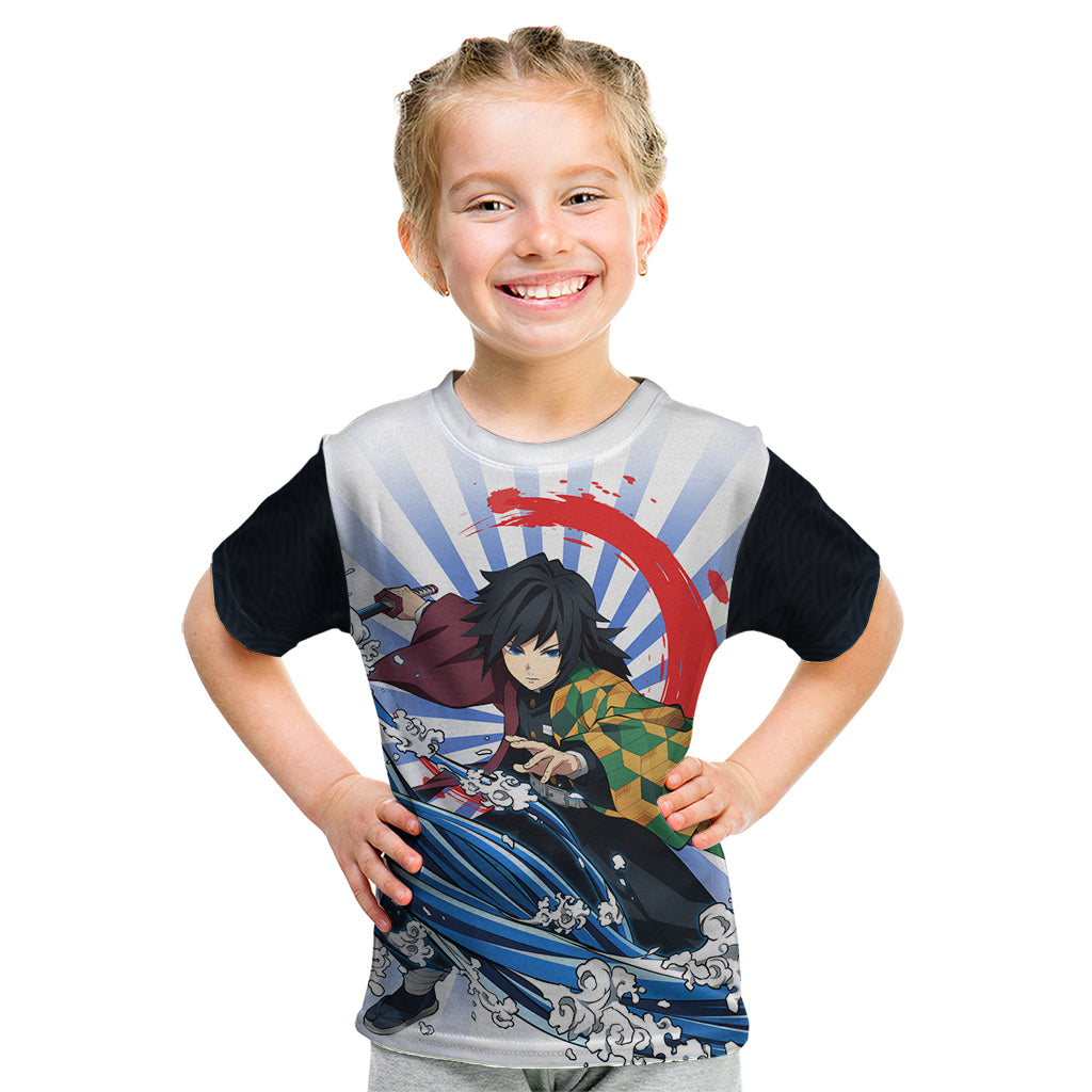 Giyuu Tomioka Kid T Shirt Demon Slayer