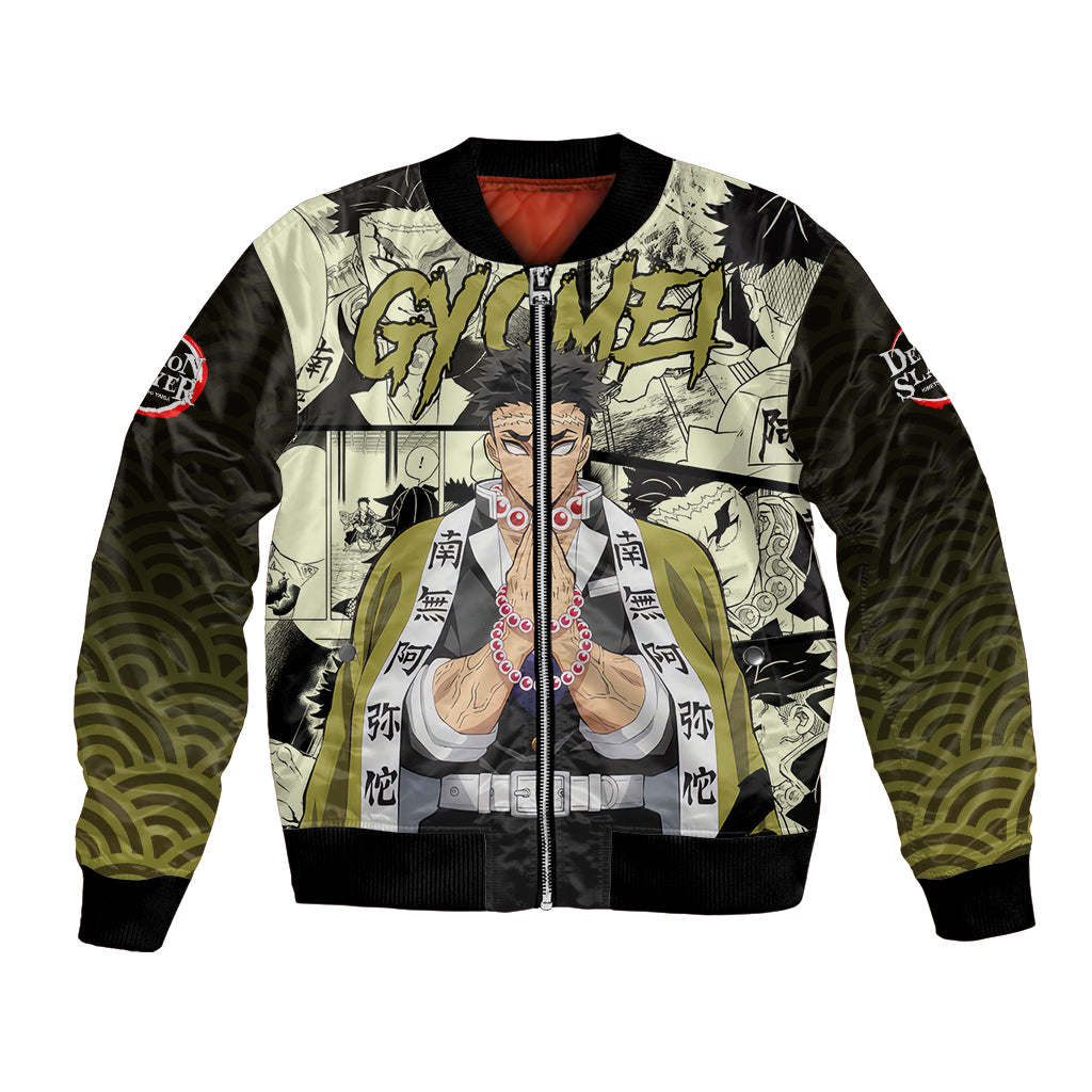 Gyomei Himejima Demon Slayer Bomber Jacket Anime Mix Manga Style