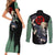 Tsunade Couples Matching Short Sleeve Bodycon Dress and Long Sleeve Button Shirt Naruto