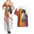 Kobeni Higashiyama Couples Matching Summer Maxi Dress and Hawaiian Shirt Chainsaw Man