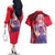 Yuno Gasai Future Diary Mirai Nikki Couples Matching Off The Shoulder Long Sleeve Dress and Hawaiian Shirt Anime Style