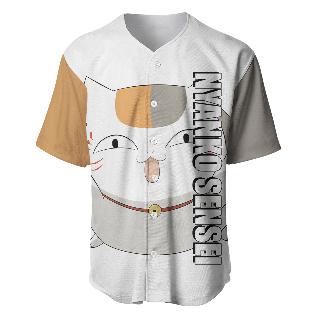 Nyanko Sensei Madara - Natsume Yuujinchou Baseball Jersey Anime Style