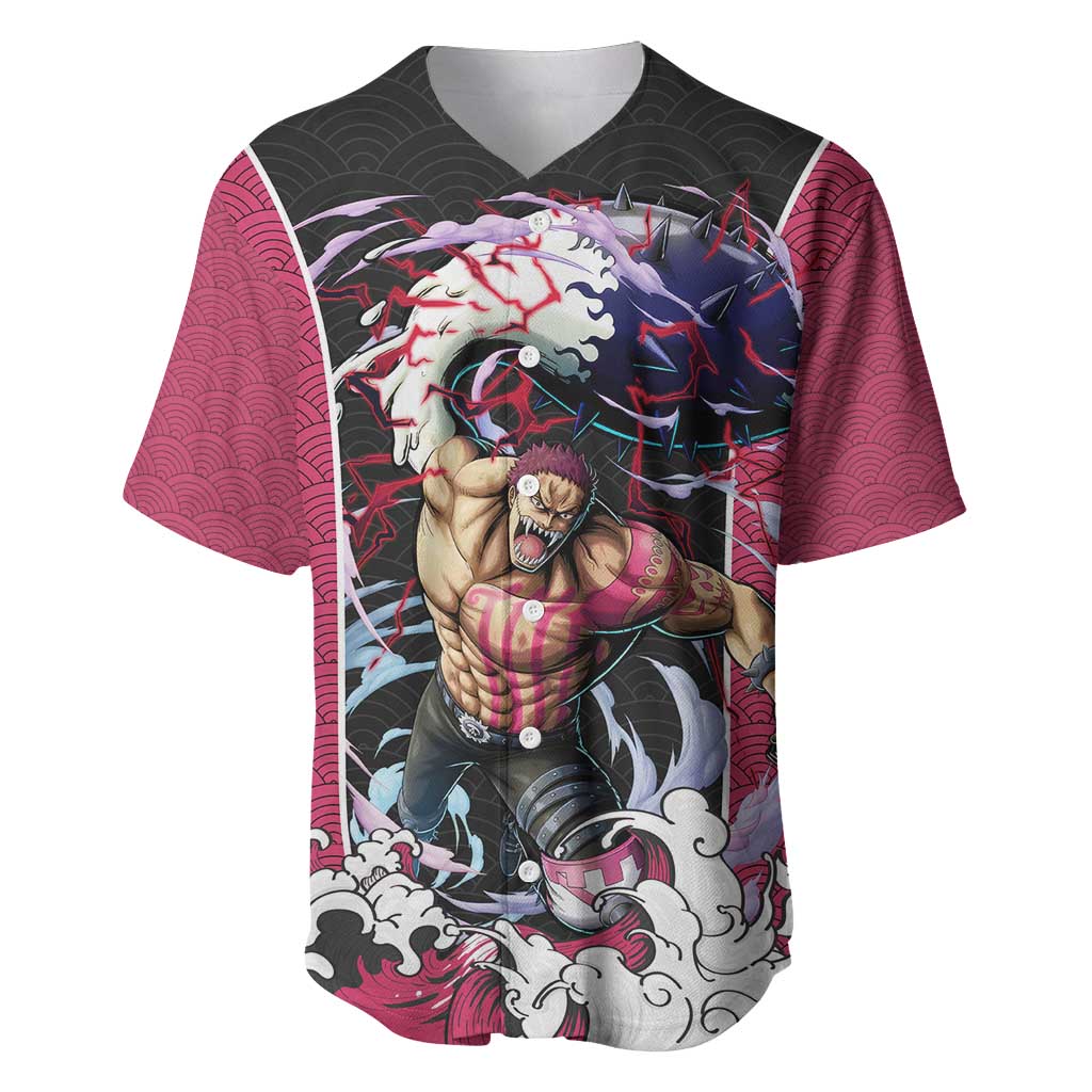 Charlotte Katakuri - One Piece Baseball Jersey Anime Japan Pattern Style