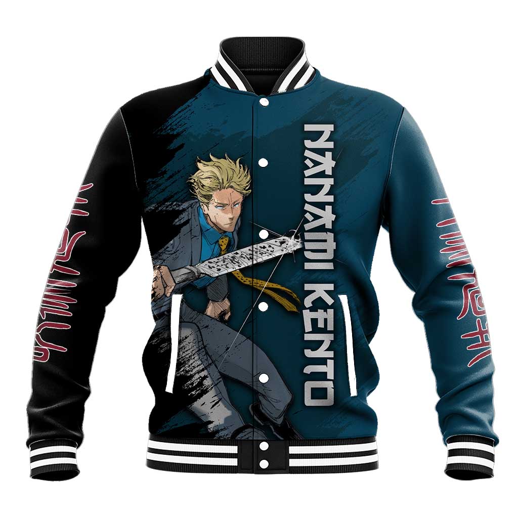 Nanami Kento - Jujutsu Kaisen Baseball Jacket Anime Mix Manga Style