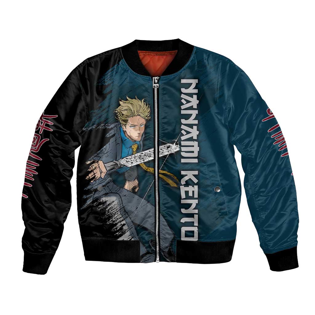 Nanami Kento - Jujutsu Kaisen Bomber Jacket Anime Mix Manga Style