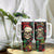 Skull Christmas Tumbler With Handle When You're Dead Inside But It's Christmas