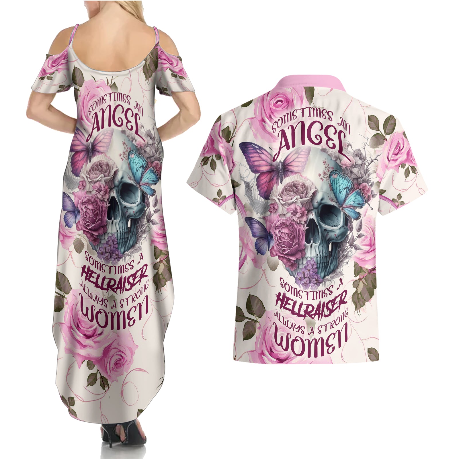 women-skull-couples-matching-summer-maxi-dress-and-hawaiian-shirt-some-time-an-angel-hellraiser-always-a-strong-women