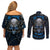 you-inspire-my-inner-serial-killer-skull-couples-matching-off-shoulder-short-dress-and-long-sleeve-button-shirts