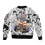 Hashibira Inosuke Manga Collage Demon Slayer Bomber Jacket Anime Mix Manga Style