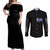 New Yonko One Piece Couples Matching Off Shoulder Maxi Dress and Long Sleeve Button Shirt Anime Style