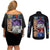 New Yonko One Piece Couples Matching Off Shoulder Short Dress and Long Sleeve Button Shirt Anime Style