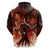 Burning Attack on Titan Hoodie Anime  Mix Trippy Style