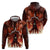 Burning Attack on Titan Hoodie Anime  Mix Trippy Style