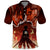 Burning Attack on Titan Polo Shirt Anime  Mix Trippy Style