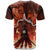 Burning Attack on Titan T Shirt Anime  Mix Trippy Style