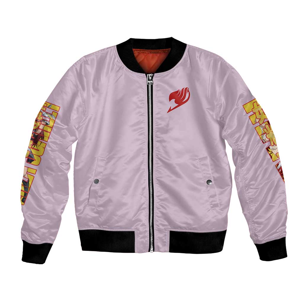 Erza Scarlet Fairy Tail Bomber Jacket Anime Style