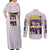 Albedo Overlord Couples Matching Off Shoulder Maxi Dress and Long Sleeve Button Shirt Anime Style