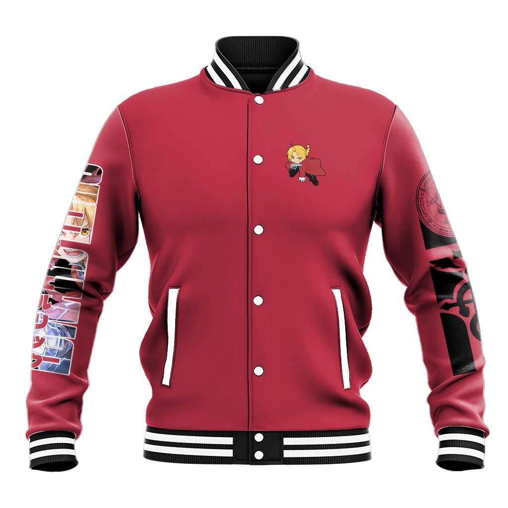 Edward Elric Fullmetal Alchemist Baseball Jacket Anime Style