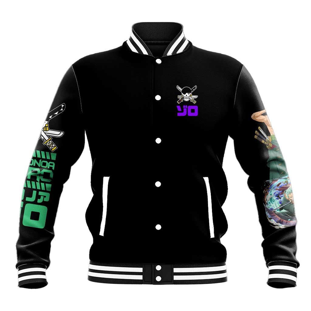 Roronoa Zoro V4 One Piece Baseball Jacket Anime Style