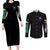 Roronoa Zoro V4 One Piece Couples Matching Long Sleeve Bodycon Dress and Long Sleeve Button Shirt Anime Style