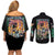 Roronoa Zoro V4 One Piece Couples Matching Off Shoulder Short Dress and Long Sleeve Button Shirt Anime Style