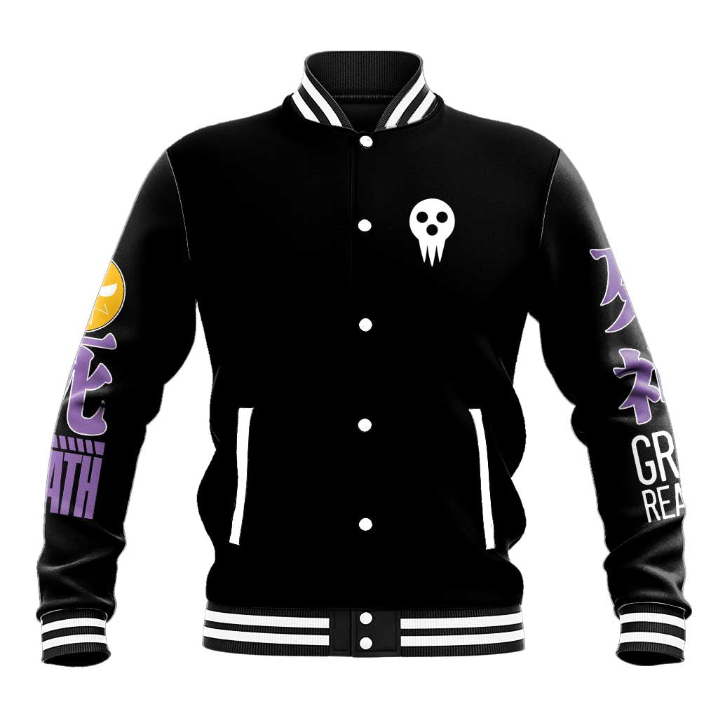 Death the Kid Soul Eater Baseball Jacket Anime Style