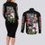 Roronoa Zoro V3 One Piece Couples Matching Long Sleeve Bodycon Dress and Long Sleeve Button Shirt Anime Style