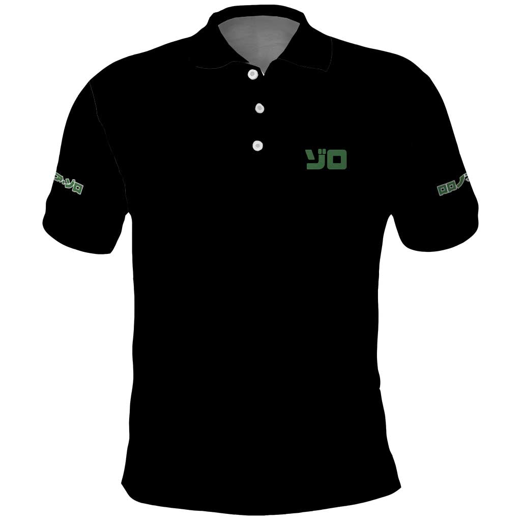 Roronoa Zoro V3 One Piece Polo Shirt Anime Style