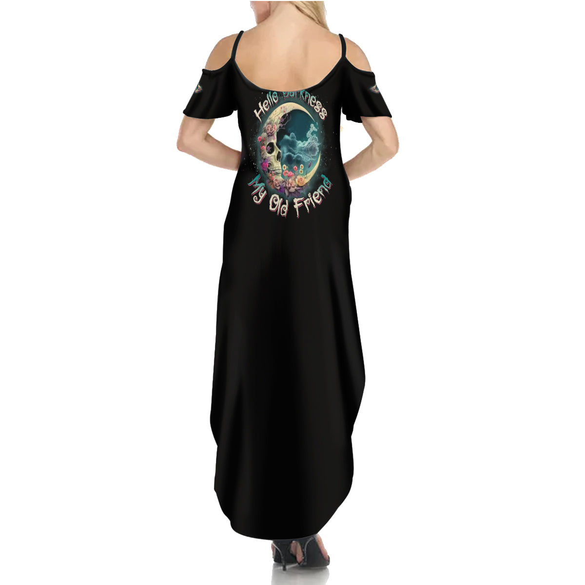 hello-darkness-my-old-friend-crescent-moon-skull-summer-maxi-dress