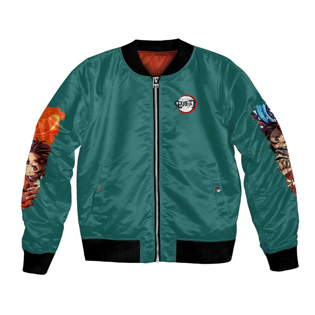 Kamado Tanjiro V2 Demon Slayer Bomber Jacket Japan Anime Style