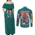 Kamado Tanjiro V2 Demon Slayer Couples Matching Off Shoulder Maxi Dress and Long Sleeve Button Shirt Japan Anime Style