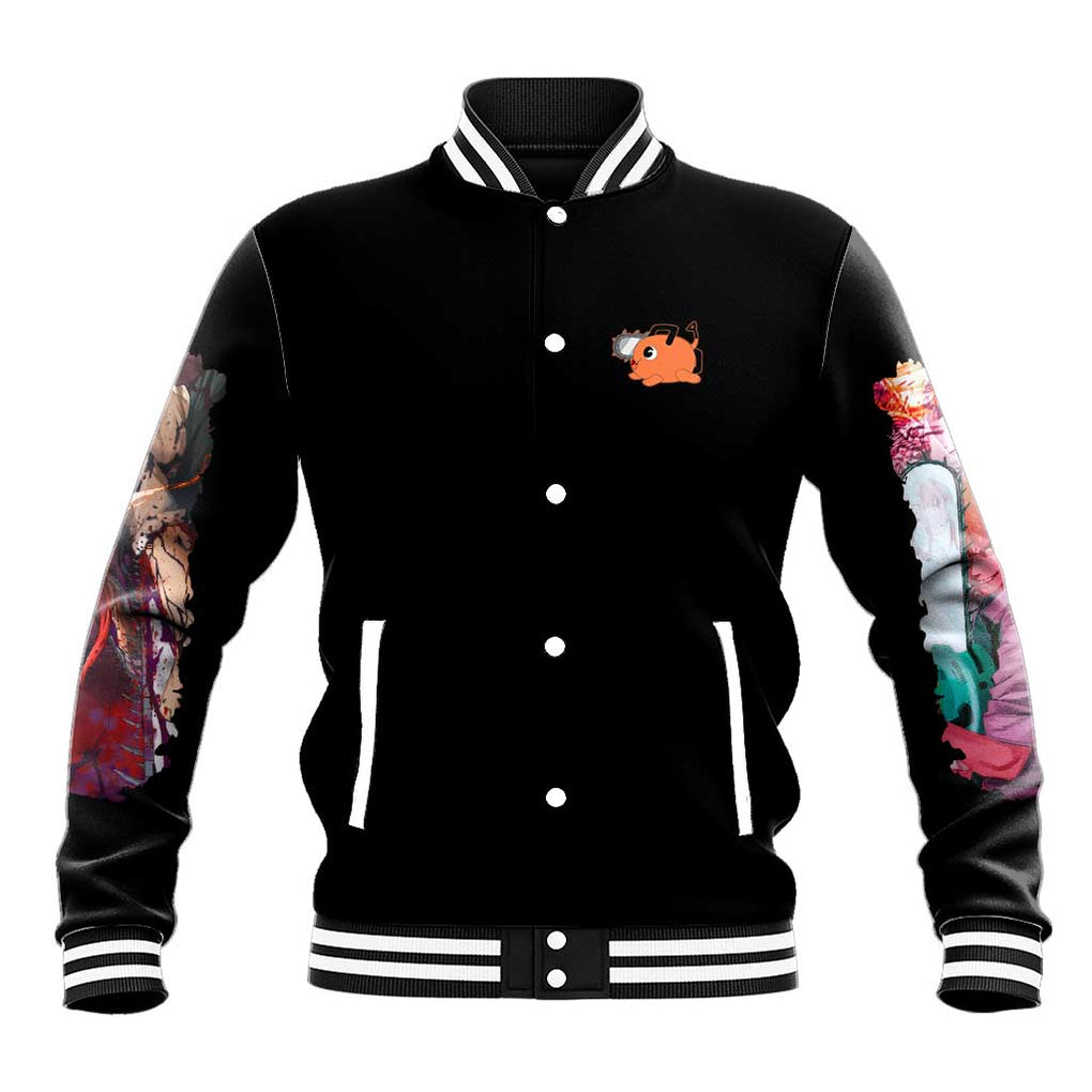 Denji V5 Chainsaw Man Baseball Jacket Japan Anime Style