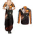 Ichigo Kurosaki Couples Matching Summer Maxi Dress and Long Sleeve Button Shirt