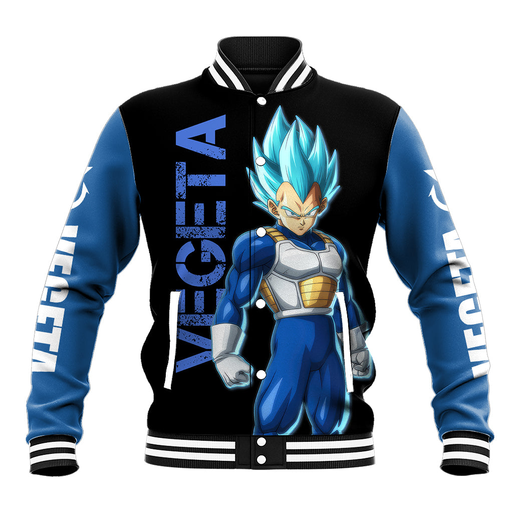 Vegeta Blue Dragon Ball Anime Baseball Jacket