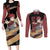 Gaara Couples Matching Long Sleeve Bodycon Dress and Long Sleeve Button Shirt