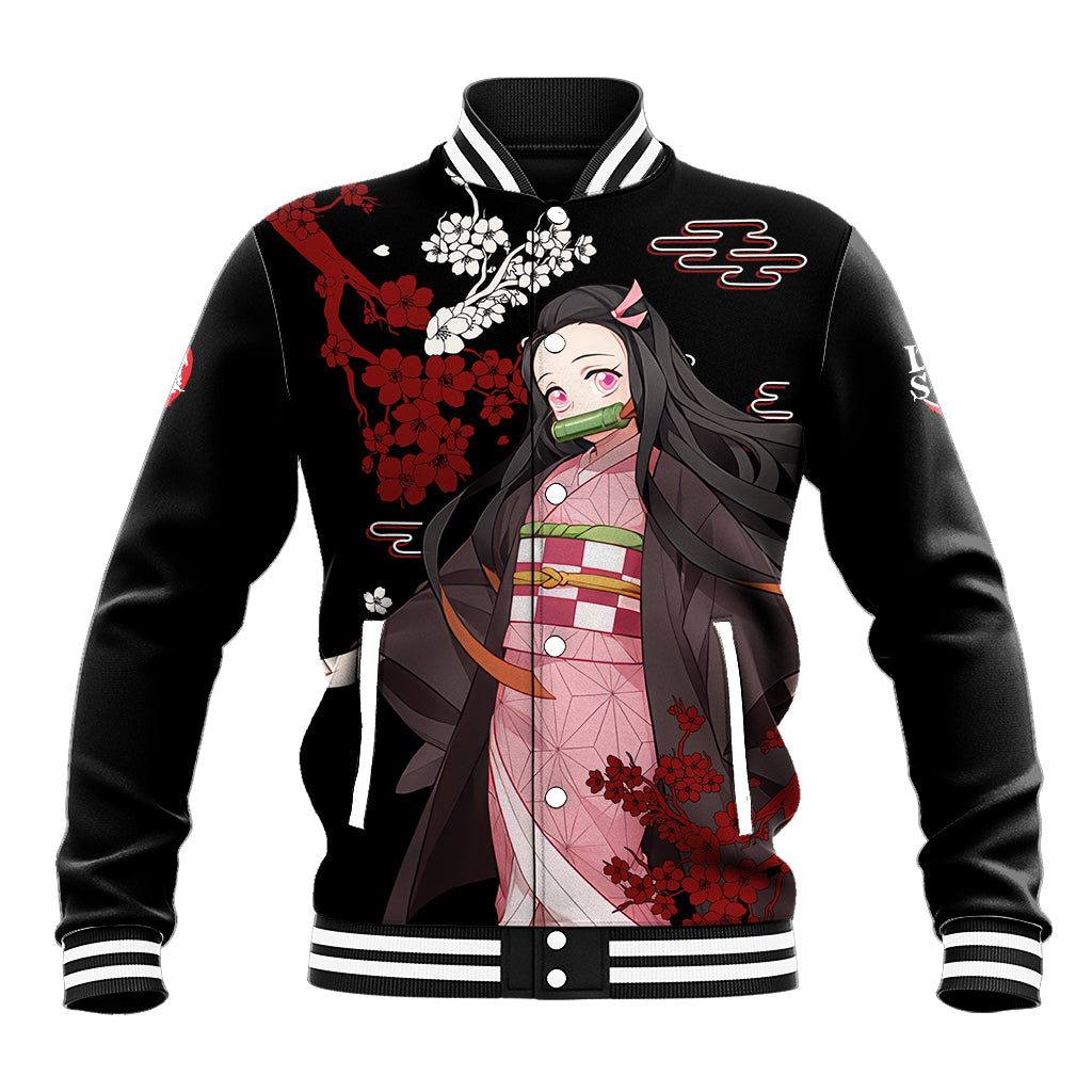 Nezuko Kamado Hoodie Demon Slayer Baseball Jacket