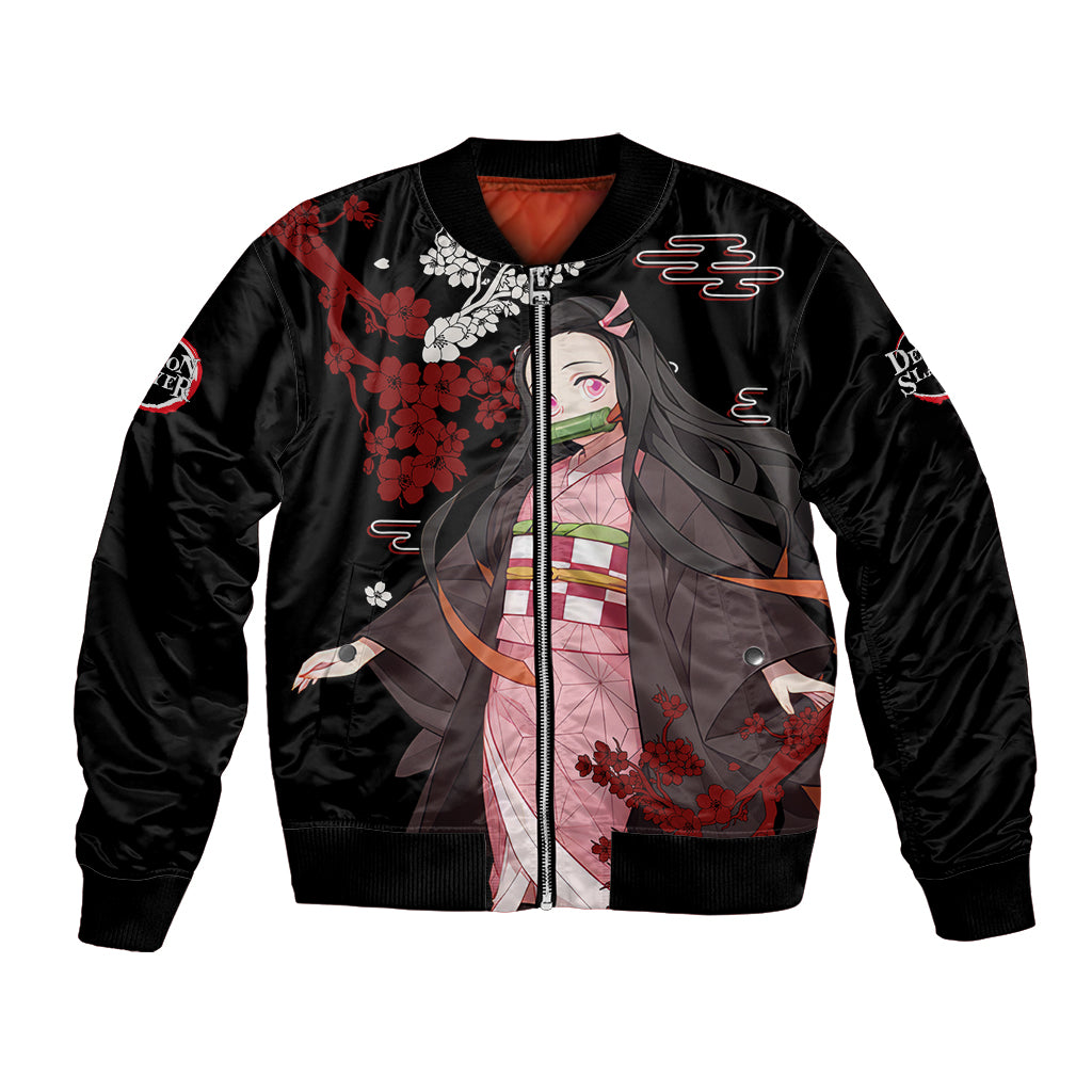 Nezuko Kamado Hoodie Demon Slayer Bomber Jacket