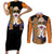 Master Roshi - Dragon Ball Couples Matching Short Sleeve Bodycon Dress and Long Sleeve Button Shirt