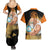 Master Roshi - Dragon Ball Couples Matching Summer Maxi Dress and Hawaiian Shirt