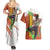 Denji Couples Matching Summer Maxi Dress and Hawaiian Shirt Chainsaw Man