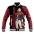 Crimson Lion Fuegoleon Vermillion Baseball Jacket Black Clover