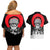 Uzumaki Couples Matching Off Shoulder Short Dress and Hawaiian Shirt Naruto