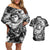 Guts Berserk Couples Matching Off Shoulder Short Dress and Hawaiian Shirt Grunge Style